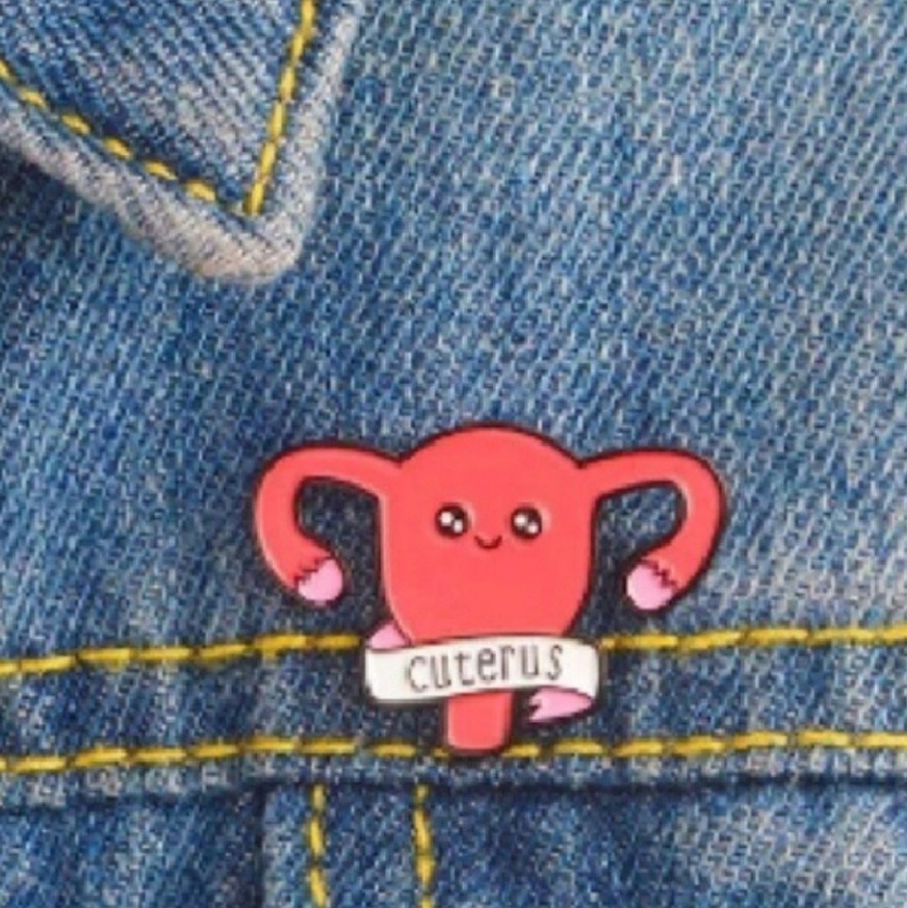 NEW Cuterus Metal Enamel Pin - Picture 2 of 4